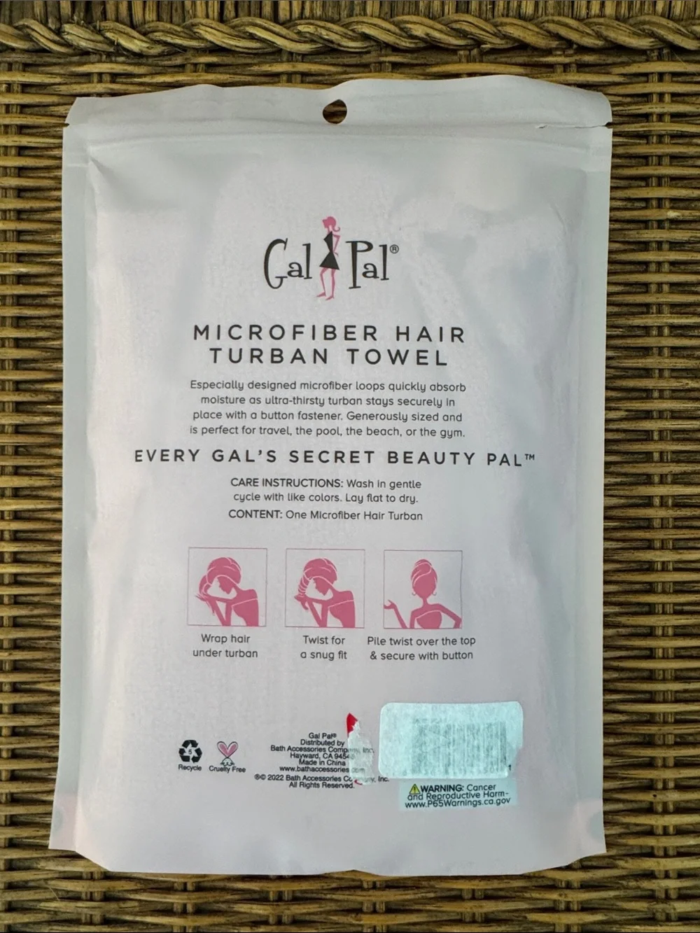Microfiber Hair Turban Towel